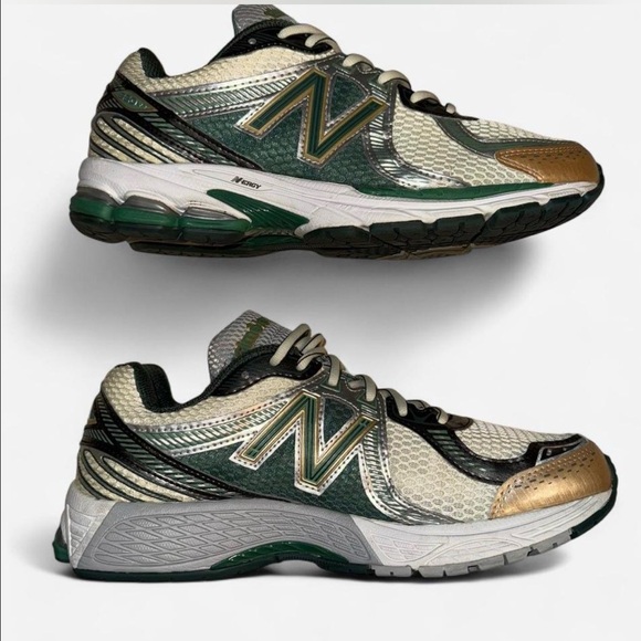 New Balance Aimé Leon Dore x 860v2 Green - Picture 2 of 11